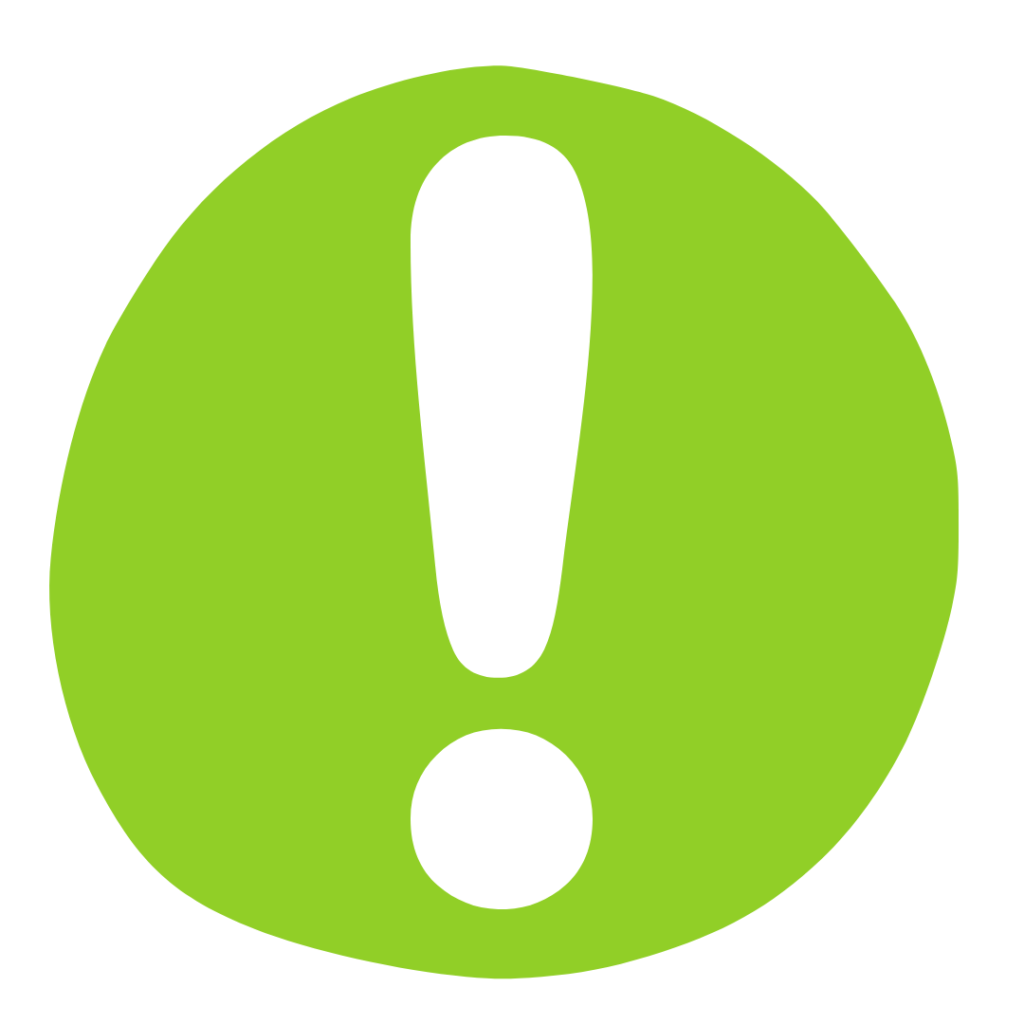 Achtung - Ausrufezeichen